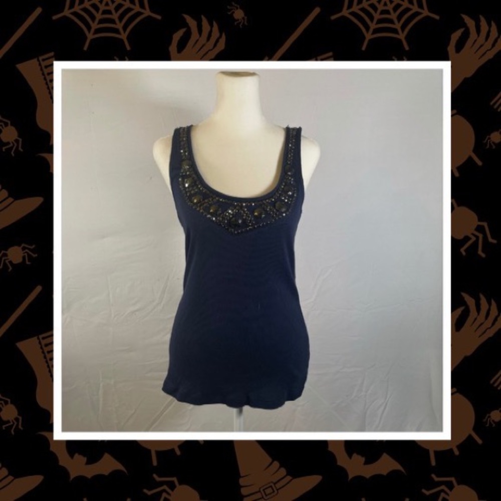 Express Blue Tank Top- Size Small